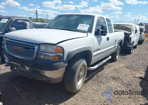 2001 GMC Sierra 2500Hd Sl/Sle из США, поврежденный, VIN 1GTHK29UX1E142391